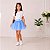 Saia Princesa Tutu AZUL BEBÊ com glitter - Imagem 16