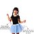 Saia Princesa Tutu AZUL BEBÊ com glitter - Imagem 4