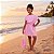 Saída de Praia Atoalhada Rosa - túnica + BRINDE mochilinha - Imagem 1