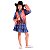 Colete Cowgirl ROSA Franjas + Adereço braço c/ franjas - Imagem 1