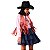 Colete Cowgirl ROSA Franjas + Adereço braço c/ franjas - Imagem 3