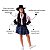 Colete Cowgirl PRETO Franjas + Adereço braço c/ franjas - Imagem 2