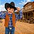 Colete Cowboy CARAMELO com Franjas - Imagem 1