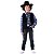 Colete Cowboy PRETO com Franjas - Imagem 3