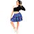 Saia Babado JEANS - Festa Junina - COUNTRY - COWGIRL - Imagem 3