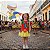 Roupa de Frevo Menina LUXO - Vestido + Saia + Guarda Chuva - Imagem 1