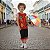 Roupa Frevo VERMELHO Menino LUXO + Guarda Chuva - Imagem 1