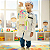 Fantasia Médico Infantil Azul Completa com Maleta - Imagem 1