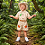 Fantasia Caçador de Dinossauros | MACAQUINHO + CINTO + APLIQUES + CHAPÉU - Imagem 1