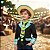 Paletó Noivo Festa Junina - Preto com Xadrez Verde - Imagem 1