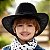 Chapéu Cowboy Infantil PRETO - COUNTRY - Imagem 1