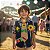 Colete Festa Junina JEANS Infantil + BROCHE + GRAVATA JUTA - Imagem 1