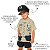Fantasia Policial | ALGODÃO | CAMISETA + SHORTS + BOINA - Imagem 2