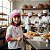 Fantasia Roupa Cozinheiro Chef Cozinha ROSA| MASTERCHEF | DOLMÃ + CHAPÉU - Imagem 1