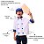 Fantasia Roupa Cozinheiro Chef Cozinha AZUL| MASTERCHEF | DOLMÃ + CHAPÉU - Imagem 2
