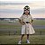 Fantasia Infantil Aviador Piloto Avião | VESTIDO + CINTO + APLIQUES + CHAPÉU - Imagem 1