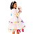 Vestido Noiva Infantil Festa Junina Caipira com Luvas| Brinde Tiara com Véu - Imagem 6