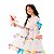 Vestido Noiva Infantil Festa Junina Caipira com Luvas| Brinde Tiara com Véu - Imagem 4