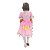 Vestido Noiva Infantil Festa Junina ROSA + TIARA + LUVAS - Imagem 7