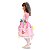 Vestido Noiva Infantil Festa Junina ROSA + TIARA + LUVAS - Imagem 5