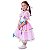 Vestido Infantil Quadrilha Festa Junina Caipira FLORES ROSA - Imagem 1