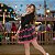 Conjunto Festa Junina CROPPED + SAIA BABADO renda ROSA - Imagem 1