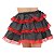 Saia Babado JEANS com Renda VERMELHA - Festa Junina - TEEN - Imagem 1