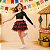 Saia Babado JEANS com Renda VERMELHA - Festa Junina - TEEN - Imagem 1