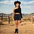 Conjunto COWGIRL boiadeira BLUSA +SHORT +GRAVATINHA +CHAPÉU - Imagem 1