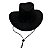 Chapéu Cowboy ADULTO PRETO - COUNTRY - Imagem 1