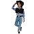 Roupa cowboy CAMISA +COLETE +GRAVATINHA +CHAPÉU +CINTO - Imagem 3