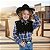 Roupa cowboy CAMISA +COLETE +GRAVATINHA +CHAPÉU +CINTO - Imagem 1