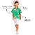 CAMISA Carimbó Infantil Menino Floral VERDE HAVAIANA - Imagem 2