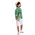 CAMISA Carimbó Infantil Menino Floral VERDE HAVAIANA - Imagem 6
