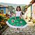 SAIA Carimbó Infantil Menina Floral VERDE HAVAIANA - Imagem 1