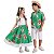 SAIA Carimbó Infantil Menina Floral VERDE HAVAIANA - Imagem 3