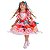 Vestido Festa Junina Infantil CUPCAKE Rosa e Vermelho LUXO - Imagem 6