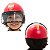 Capacete BOMBEIRO Infantil COM VISOR - Imagem 2