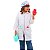 Fantasia DENTISTA Infantil ROSA | jaleco touca BRINDE MALETA - Imagem 3