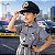 Fantasia Policial Infantil Menina COMPLETA LUXO | Brinde KIT - Imagem 1