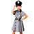 Fantasia Policial Infantil Menina COMPLETA LUXO | Brinde KIT - Imagem 6