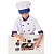 Fantasia Chef Cozinha Azul Infantil Luxo | Brinde Cozinha - Imagem 2