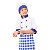 Fantasia Chef Cozinha Azul Infantil Luxo | Brinde Cozinha - Imagem 7