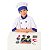 Fantasia Chef Cozinha Azul Infantil Luxo | Brinde Cozinha - Imagem 4