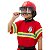 Fantasia Bombeiro Infantil FAIXA refletiva |brinde CAPACETE - Imagem 7