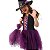 Fantasia Bruxa Infantil Halloween LUXO | brinde VASSOURA - Imagem 9