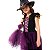 Fantasia Bruxa Infantil Halloween LUXO | brinde VASSOURA - Imagem 2