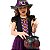 Fantasia Bruxa Infantil Halloween LUXO | brinde VASSOURA - Imagem 4