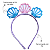 Tiara Sereia Infantil com Conchas em Glitter - Imagem 2