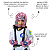 Kit Capacete + Luvas Astronauta Infantil Rosa Metalizado - Imagem 2
